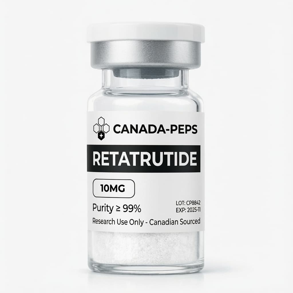 Retatrutide 10mg research peptide vial